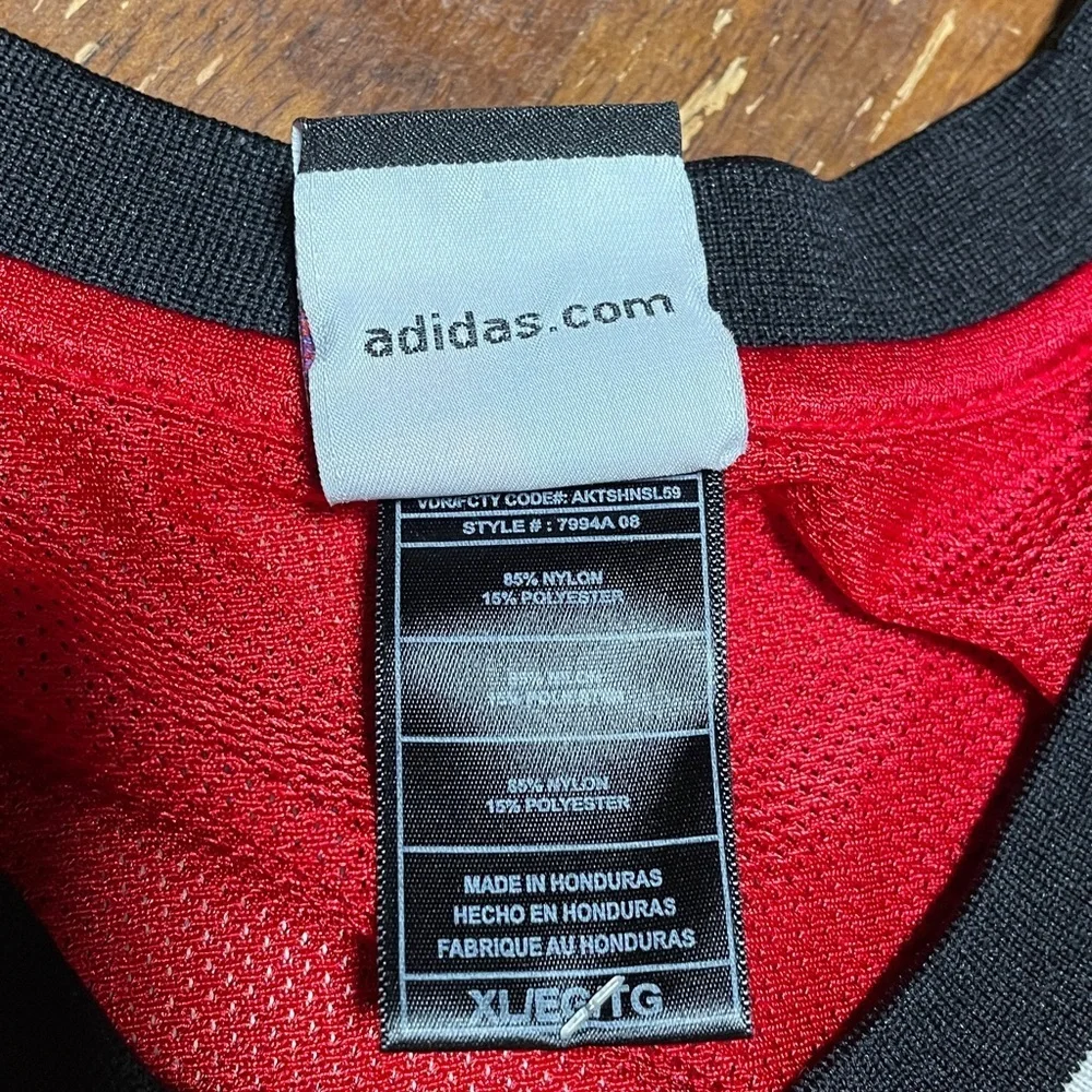 Adidas Portland Trailblazers Red and Black Jersey